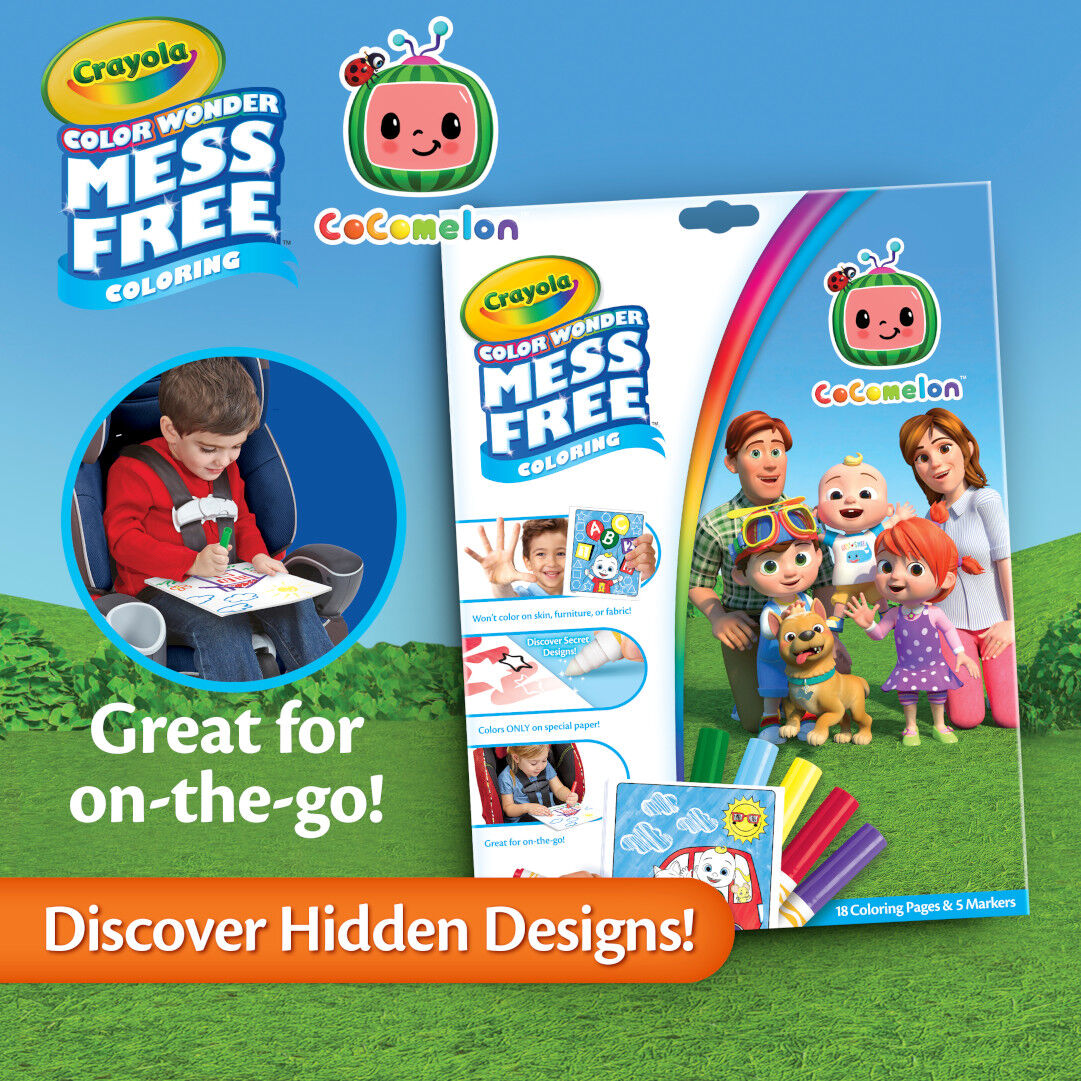 Color Wonder Cocomelon Coloring Set Crayola Crayola